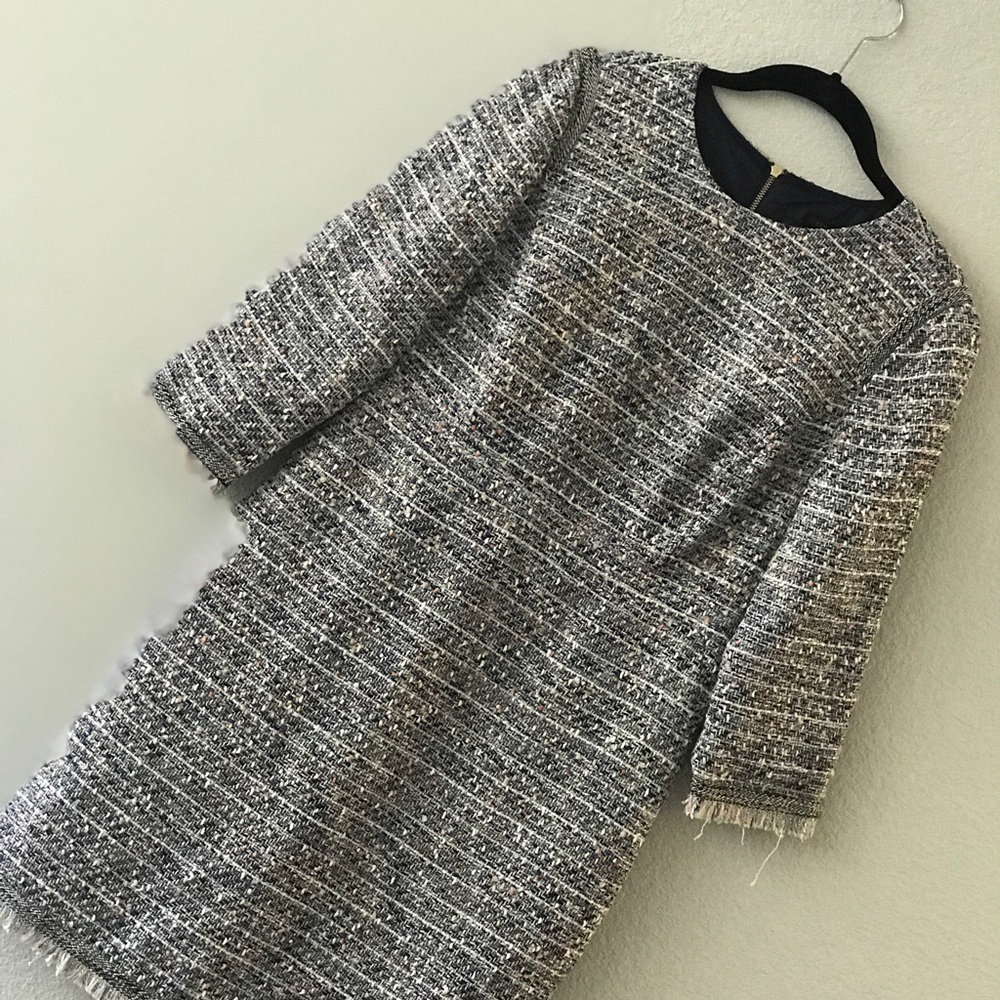 Jcrew boucle /tweed dress